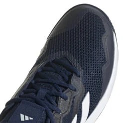Adidas CourtJam Control Men's Tennis Shoe (Navy/White) 14 Adidas CourtJam Control Men's Tennis Shoe (Navy/White) -RacquetGuys Sales HQ8808 9 FOOTWEAR Photography DetailView2 transparent