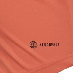 Adidas Boy's 3 Stripe Club Top (Orange) -RacquetGuys Sales HR4288 5 APPAREL Photography DetailView2 transparent