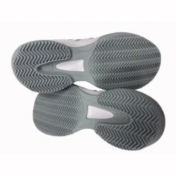 K-Swiss Court Express Clay Court Women's Tennis Shoe (White/Silver) -RacquetGuys Sales HerringboneSole