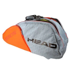 Head Radical Supercombi 9 Pack Racquet Bag (Grey/Orange) 11 Head Radical Supercombi 9 Pack Racquet Bag (Grey/Orange) -RacquetGuys Sales IMG 2924