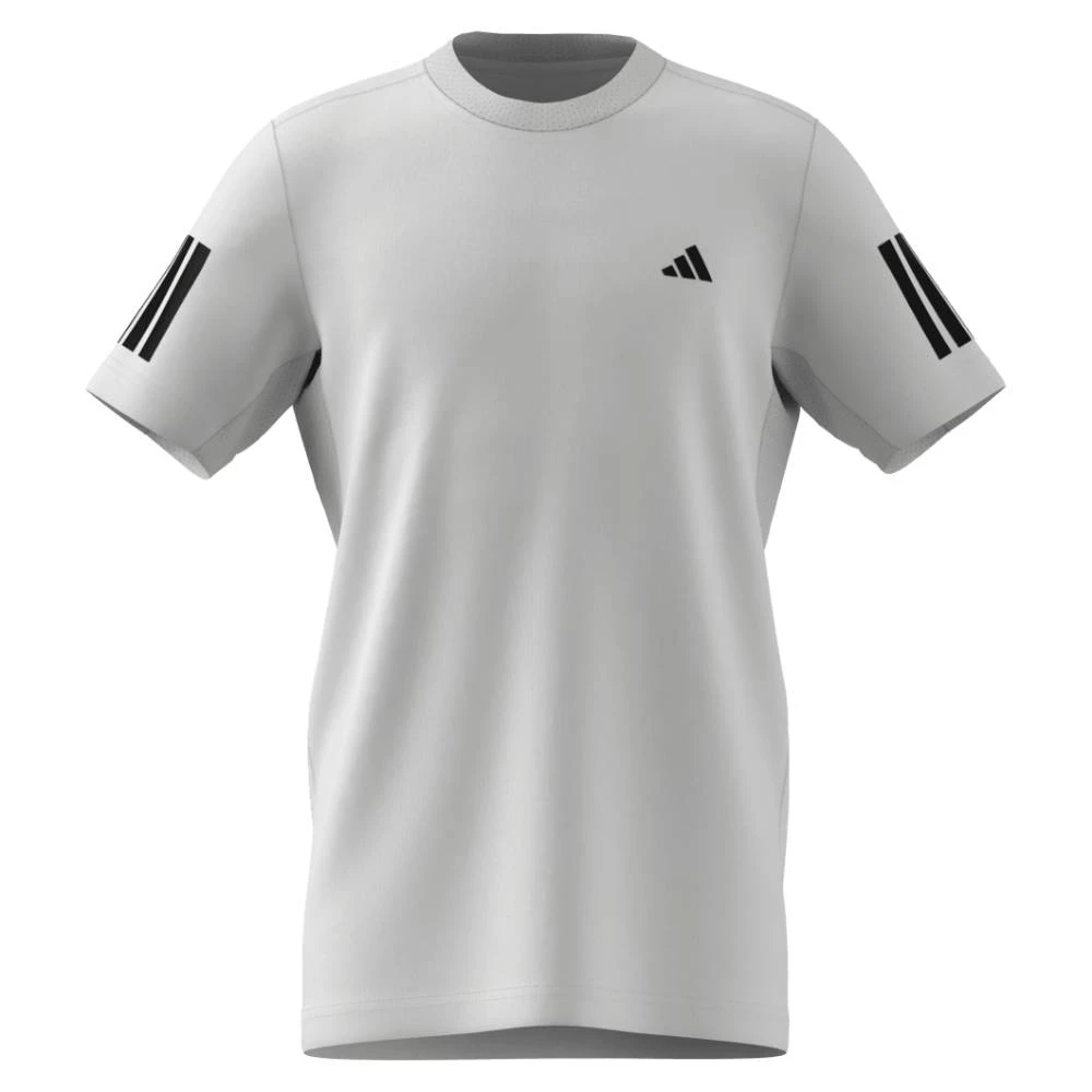 Adidas Boy's Club 3 Stripe Tee (White) 3 Adidas Boy's Club 3 Stripe Tee (White) - Image 3