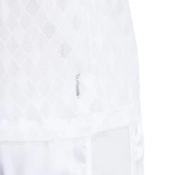 Adidas Men's Polo Pro Top (White) -RacquetGuys Sales JL9675 6 APPAREL OnModel DetailView1 transparent