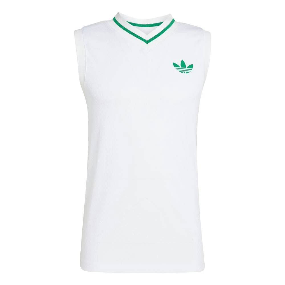 Adidas Men's Pro Tank Top (White) 5 Adidas Men's Pro Tank Top (White) - Image 5