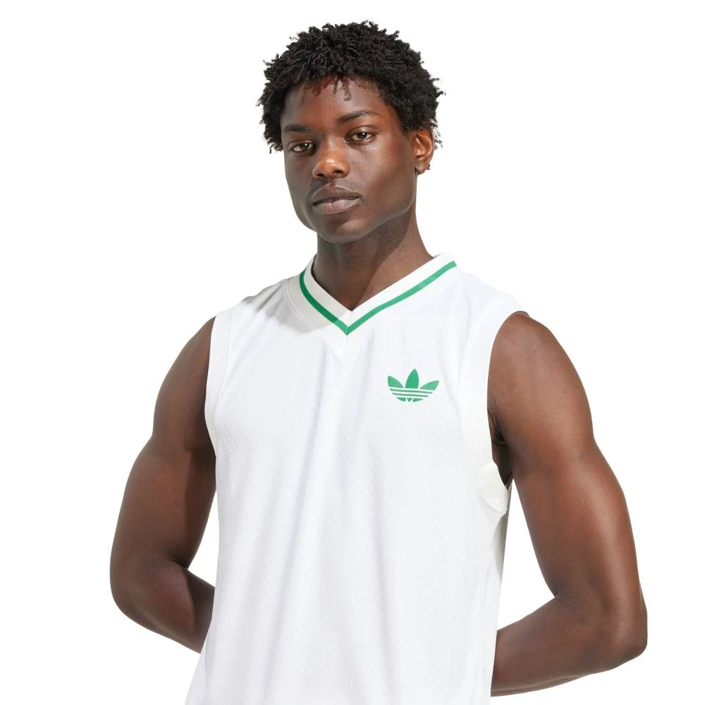 Adidas Men's Pro Tank Top (White) 4 Adidas Men's Pro Tank Top (White) - Image 4