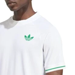 Adidas Men's FreeLift Pro Top (White) -RacquetGuys Sales JM1161 6 APPAREL OnModel DetailView2 transparent