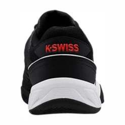 K-Swiss BigShot Light 4 Men's Tennis Shoe (Black/White/Red) -RacquetGuys Sales K SwissBigShotLight4Black4