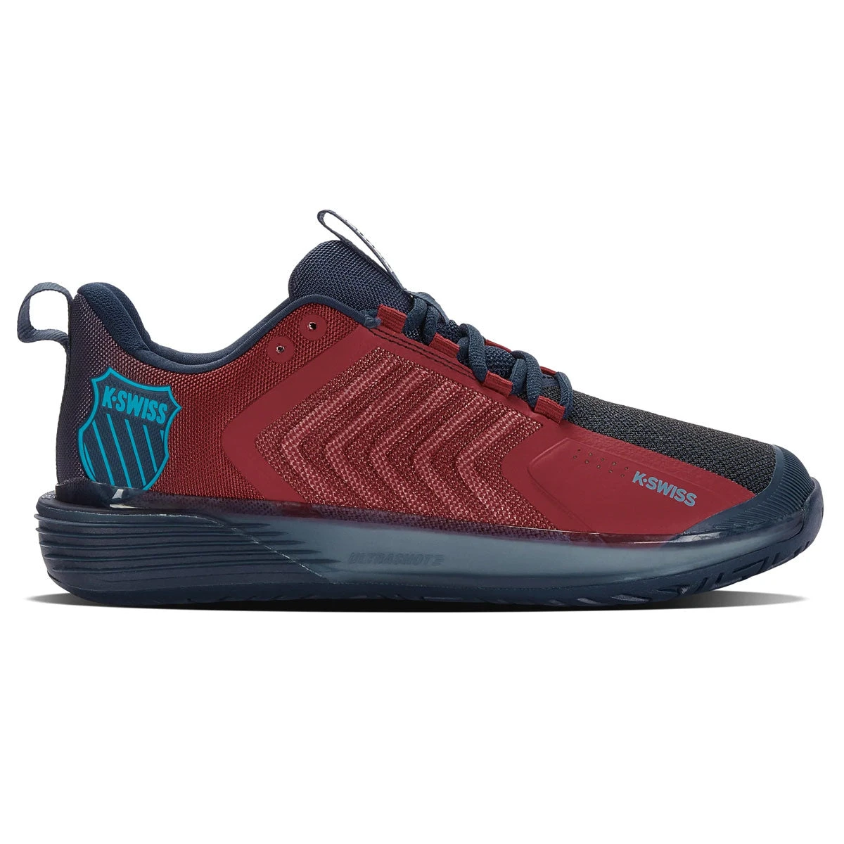 K-Swiss Ultrashot 3 Men's Tennis Shoe (Red/Blue) 1 K-Swiss Ultrashot 3 Men's Tennis Shoe (Red/Blue)
