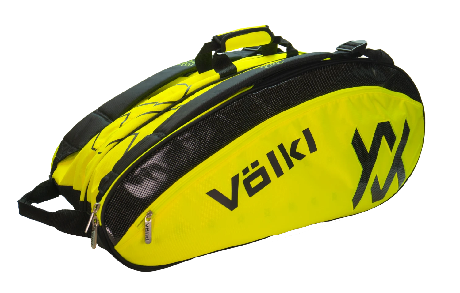 Volkl Tour Mega 9 Pack Racquet Bag (Neon Yellow/Black) 1 Volkl Tour Mega 9 Pack Racquet Bag (Neon Yellow/Black)