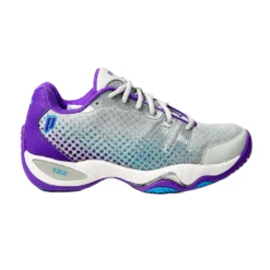 Prince T22 Lite Women's Tennis Shoe (Grey/Purple/Blue)