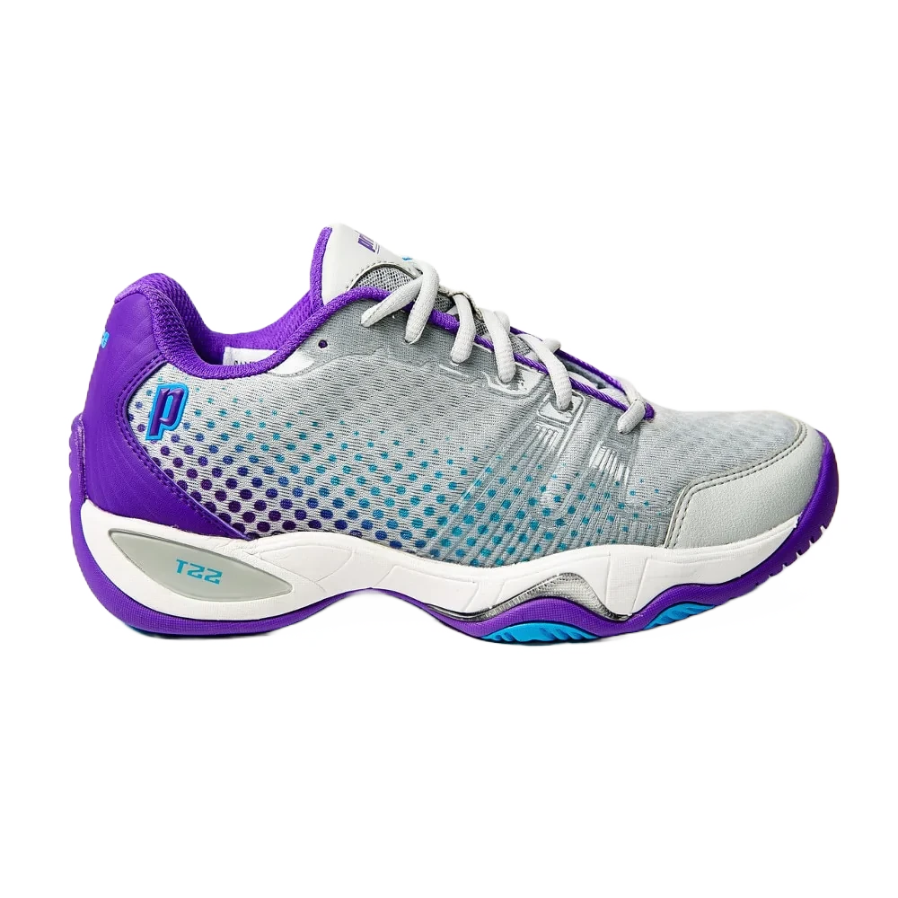 Prince T22 Lite Women's Tennis Shoe (Grey/Purple/Blue) 1 Prince T22 Lite Women's Tennis Shoe (Grey/Purple/Blue)