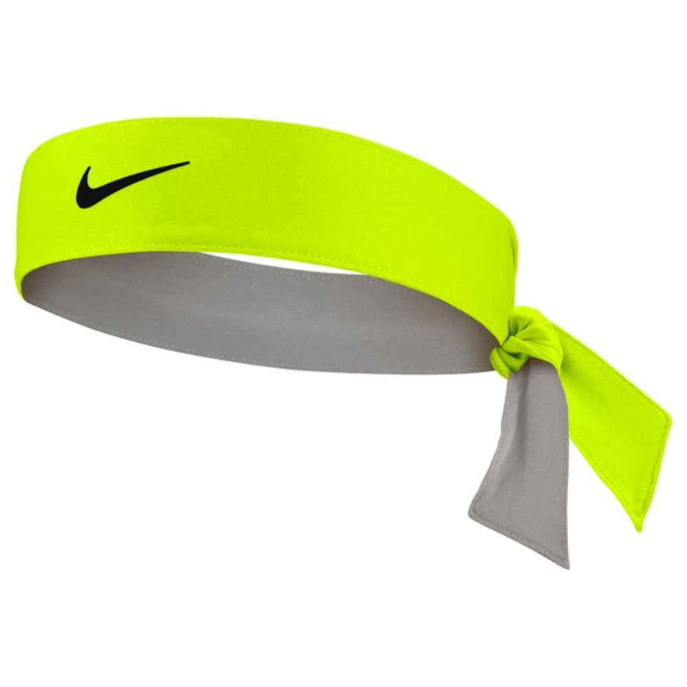 Nike Tennis Premier Tie Headband (Yellow/Black) 1 Nike Tennis Premier Tie Headband (Yellow/Black)