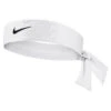 Nike Women's Tennis Premier Tie Headband (White/Black)