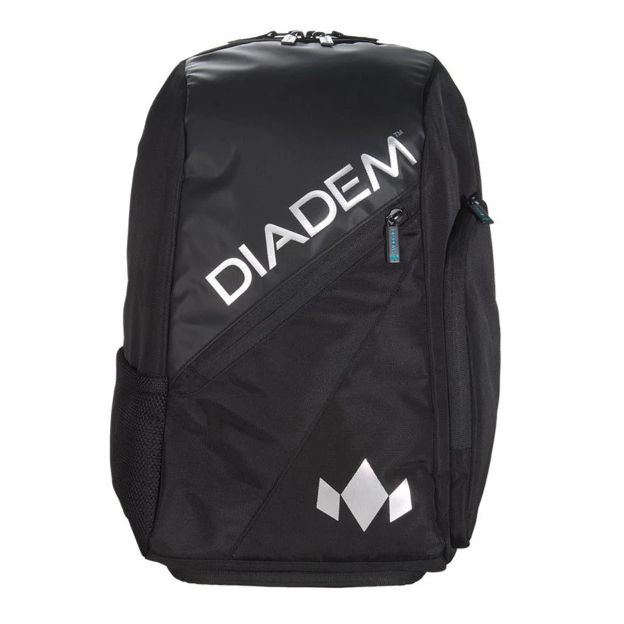 Diadem Nova Tour Backpack Racquet Bag (Black/Chrome) 1 Diadem Nova Tour Backpack Racquet Bag (Black/Chrome)
