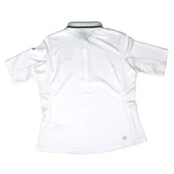 Lacoste Women's Thermo Regulating Pique Tennis Polo (White/Green) -RacquetGuys Sales PF9287 52 PB4 2
