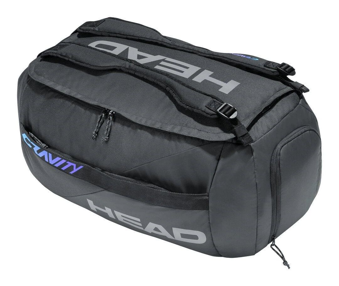 Head Gravity Duffel 6 Pack Racquet Bag (Black/Purple) 1 Head Gravity Duffel 6 Pack Racquet Bag (Black/Purple)