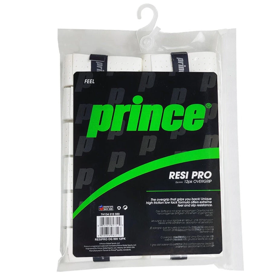 Prince ResiPro Overgrip 12 Pack (White) 1 Prince ResiPro Overgrip 12 Pack (White)