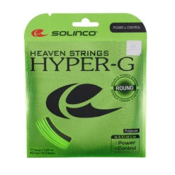 Solinco Hyper-G Round 17/1.20 Tennis String (Green)