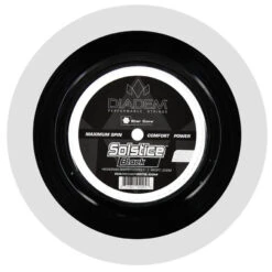 Diadem Solstice Black 16L/1.25 Tennis String Reel (Black)