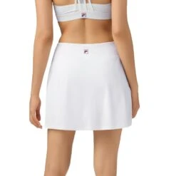 Fila Women's Flirty Flare Skort (White) 8 Fila Women's Flirty Flare Skort (White) -RacquetGuys Sales TW411137 100 03 e