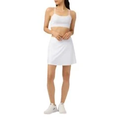 Fila Women's Flirty Flare Skort (White) 7 Fila Women's Flirty Flare Skort (White) -RacquetGuys Sales TW411137 100 04 e