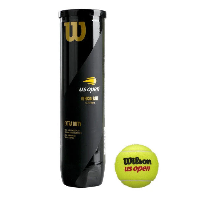 Wilson US Open Extra Duty Tennis Balls (4 Ball Can) 1 Wilson US Open Extra Duty Tennis Balls (4 Ball Can)