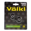 Volkl Vibrastop Vibration Dampener 2 Pack (Black/Silver)