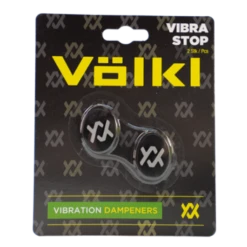 Volkl Vibrastop Vibration Dampener 2 Pack (Black/Silver)