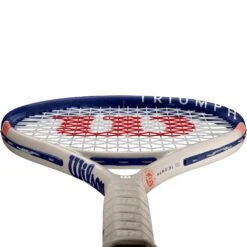 Wilson Roland Garros Triumph (Pre-Strung) -RacquetGuys Sales WR066510U 3 Roland Garros Triumph NA WH OR.png.high res