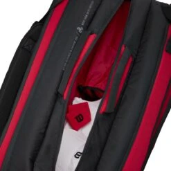 Wilson Clash V2 Super Tour 15 Pack Racquet Bag (Red/Black) 16 Wilson Clash V2 Super Tour 15 Pack Racquet Bag (Red/Black) -RacquetGuys Sales WR8016301 11 Super Tour Clash 15PK RD BL.png.cq5dam.web .1200.1200