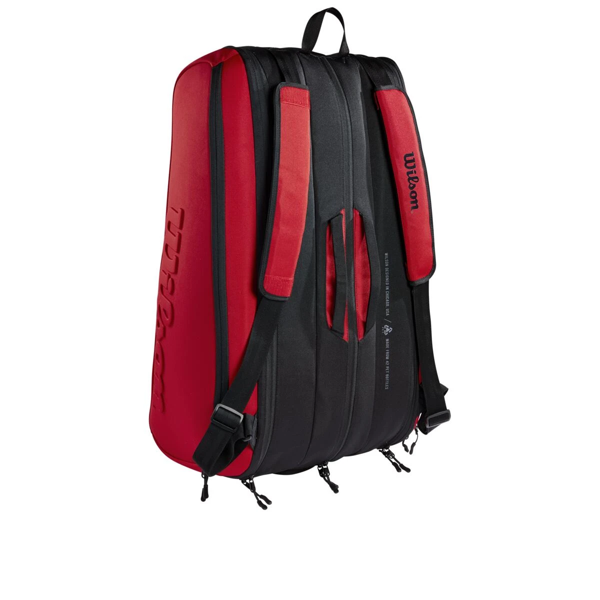 Wilson Clash V2 Super Tour 15 Pack Racquet Bag (Red/Black) 3 Wilson Clash V2 Super Tour 15 Pack Racquet Bag (Red/Black) - Image 3