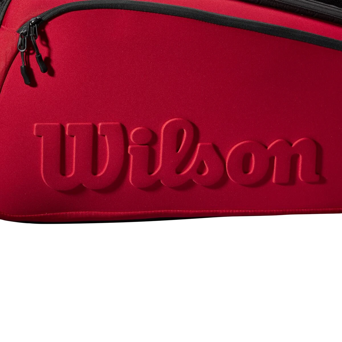 Wilson Clash V2 Super Tour 15 Pack Racquet Bag (Red/Black) 8 Wilson Clash V2 Super Tour 15 Pack Racquet Bag (Red/Black) - Image 8