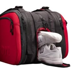 Wilson Clash V2 Super Tour 15 Pack Racquet Bag (Red/Black) 14 Wilson Clash V2 Super Tour 15 Pack Racquet Bag (Red/Black) -RacquetGuys Sales WR8016301 7 Super Tour Clash 15PK RD BL.png.cq5dam.web .1200.1200