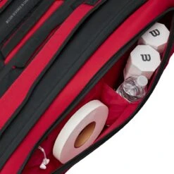 Wilson Clash V2 Super Tour 15 Pack Racquet Bag (Red/Black) 15 Wilson Clash V2 Super Tour 15 Pack Racquet Bag (Red/Black) -RacquetGuys Sales WR8016301 9 Super Tour Clash 15PK RD BL.png.cq5dam.web .1200.1200