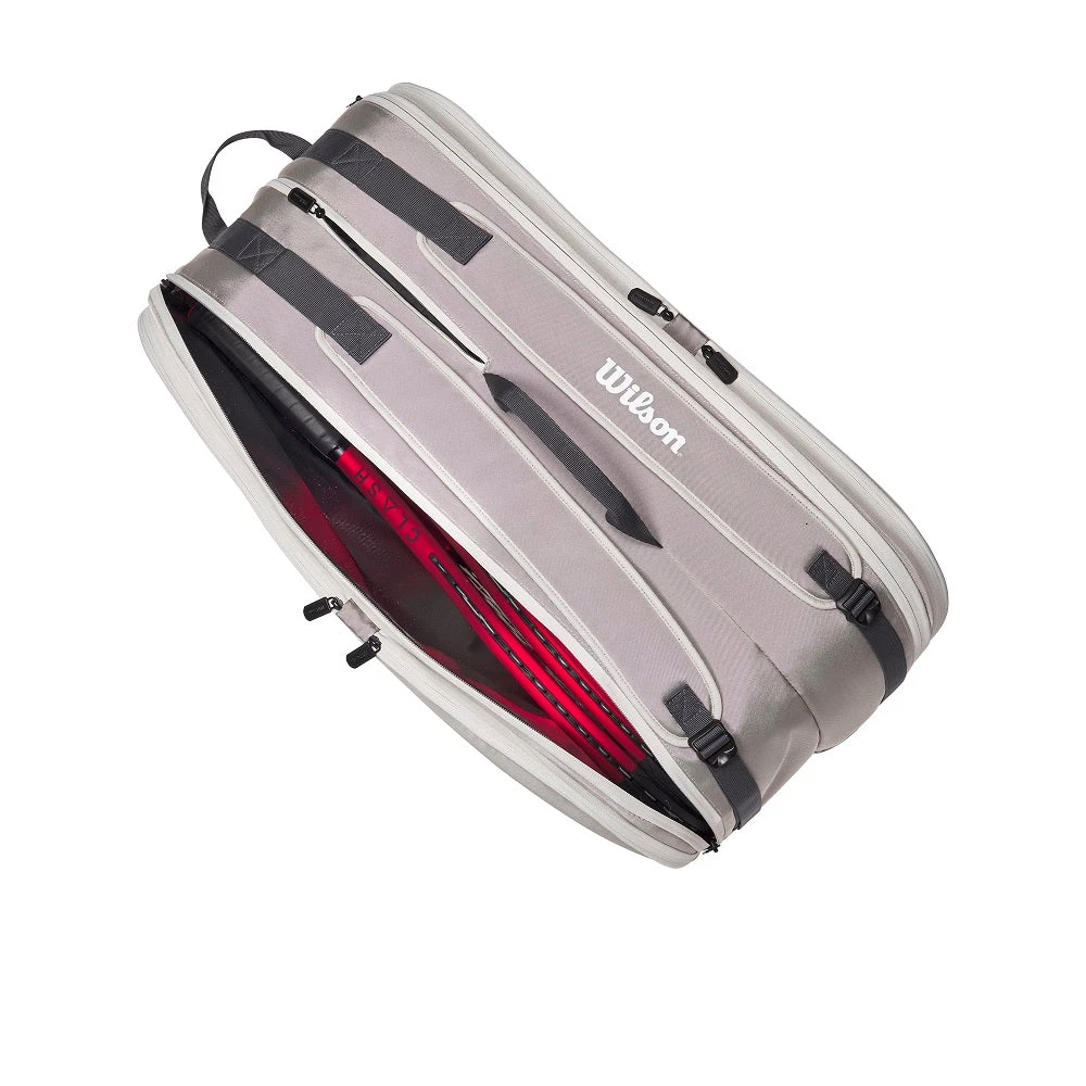 Wilson Tour 12 Pack Racquet Bag (Stone) 6 Wilson Tour 12 Pack Racquet Bag (Stone) - Image 6