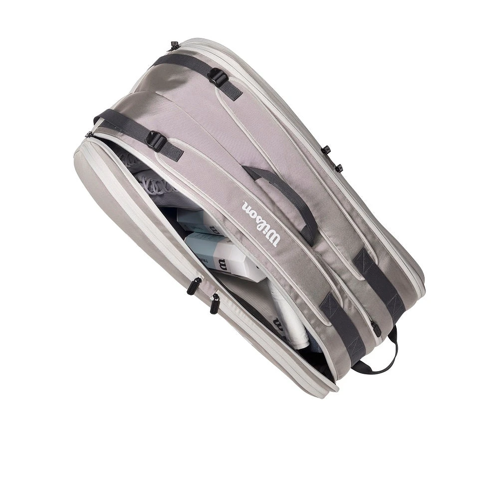 Wilson Tour 12 Pack Racquet Bag (Stone) 4 Wilson Tour 12 Pack Racquet Bag (Stone) - Image 4