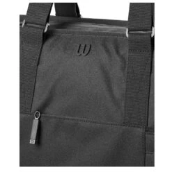 Wilson Lifestyle Tote Bag 2024 (Black) 7 Wilson Lifestyle Tote Bag 2024 (Black) -RacquetGuys Sales WR8032601 2 Lifestyle Tote Womens BL