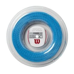 Wilson Synthetic Gut Power 16/1.30 Tennis String Reel (Blue)