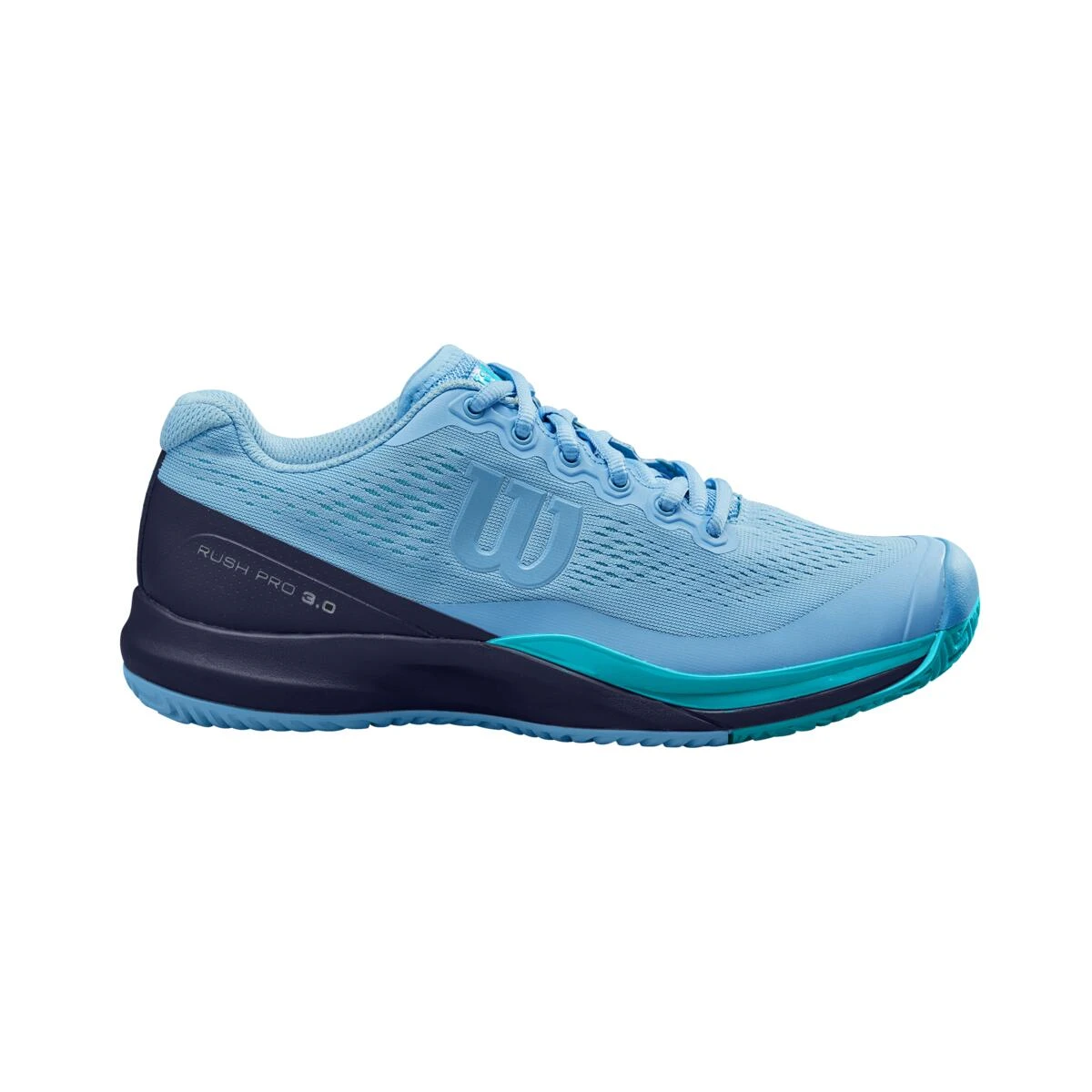Wilson Rush Pro 3.0 Women's Tennis Shoe (Blue) 2 Wilson Rush Pro 3.0 Women's Tennis Shoe (Blue) - Image 2