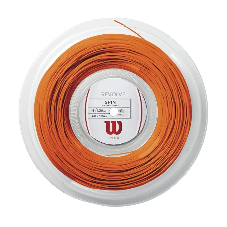 Wilson Revolve 16/1.30 Tennis String Reel (Orange) 1 Wilson Revolve 16/1.30 Tennis String Reel (Orange)