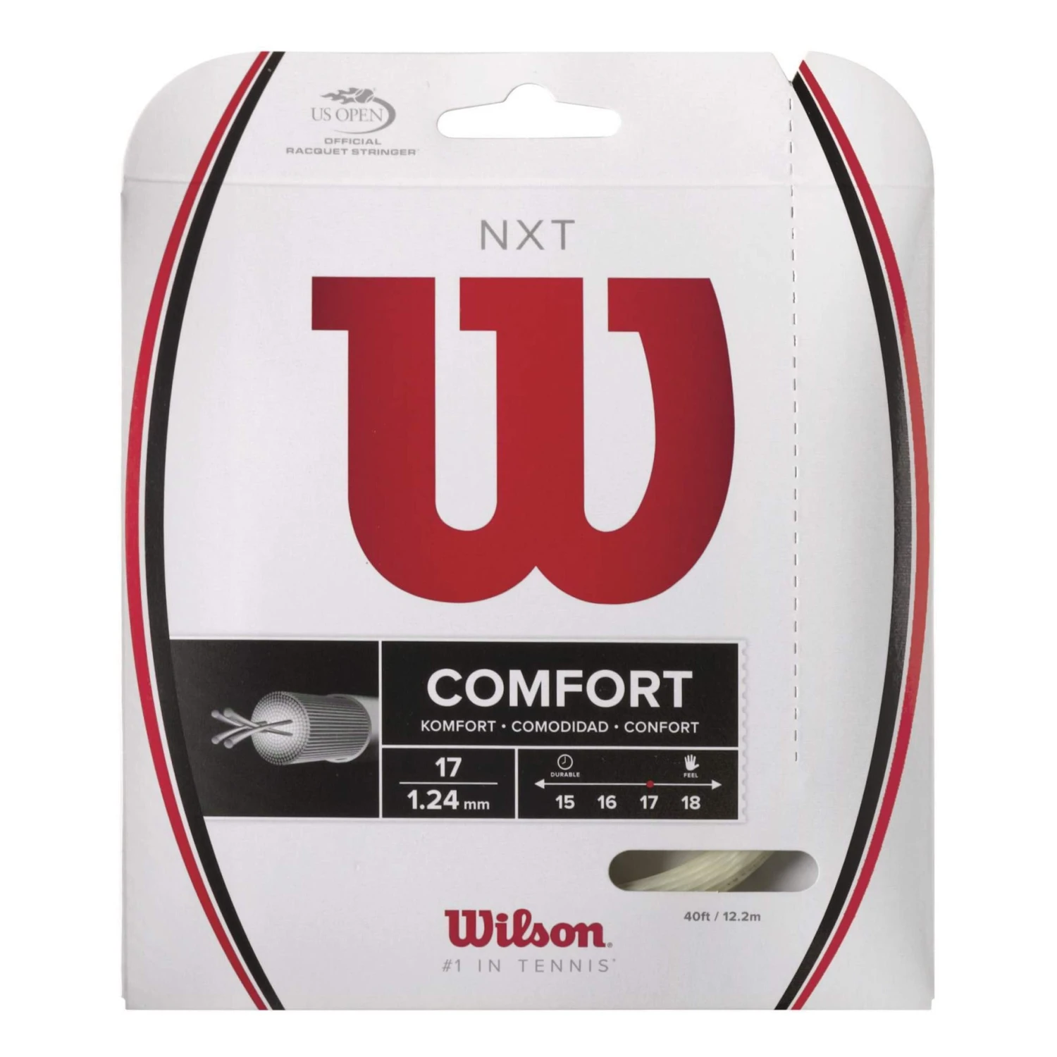 Wilson NXT 17/1.24 Tennis String (Natural) 1 Wilson NXT 17/1.24 Tennis String (Natural)