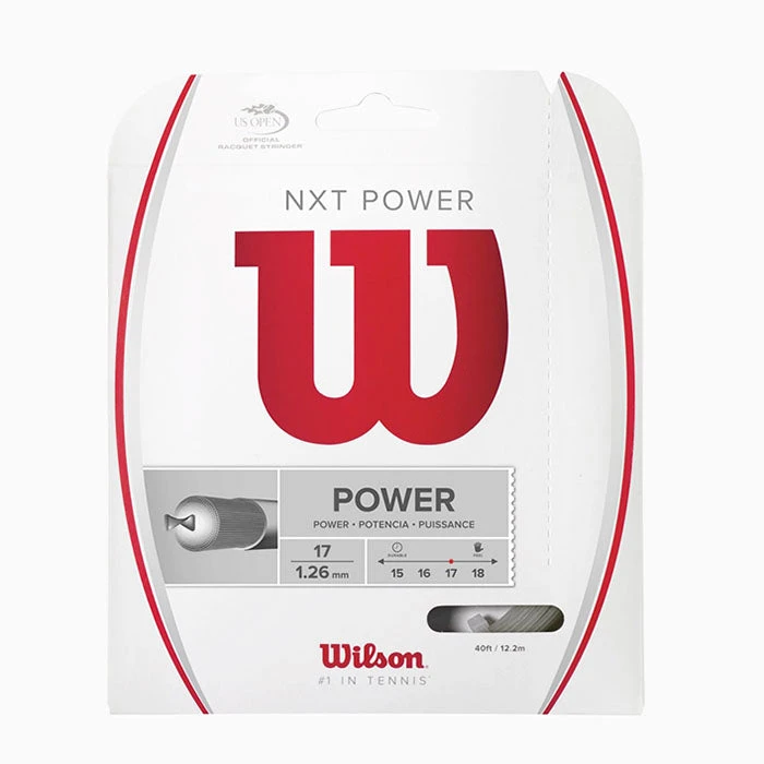 Wilson NXT Power 17/1.26 Tennis String (Natural) 1 Wilson NXT Power 17/1.26 Tennis String (Natural)