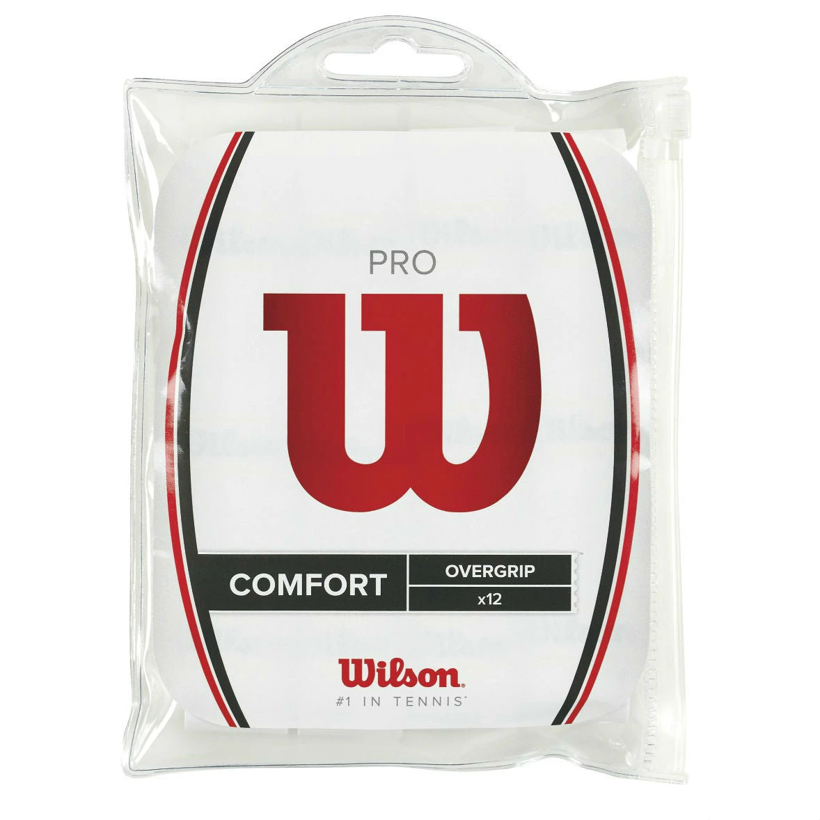 Wilson Pro Overgrip 12 Pack (White) 1 Wilson Pro Overgrip 12 Pack (White)