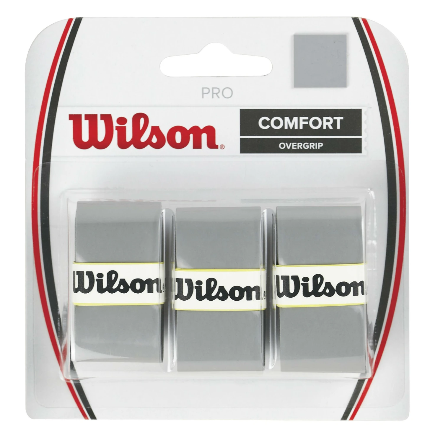 Wilson Pro Overgrip 3 Pack (Silver) 1 Wilson Pro Overgrip 3 Pack (Silver)