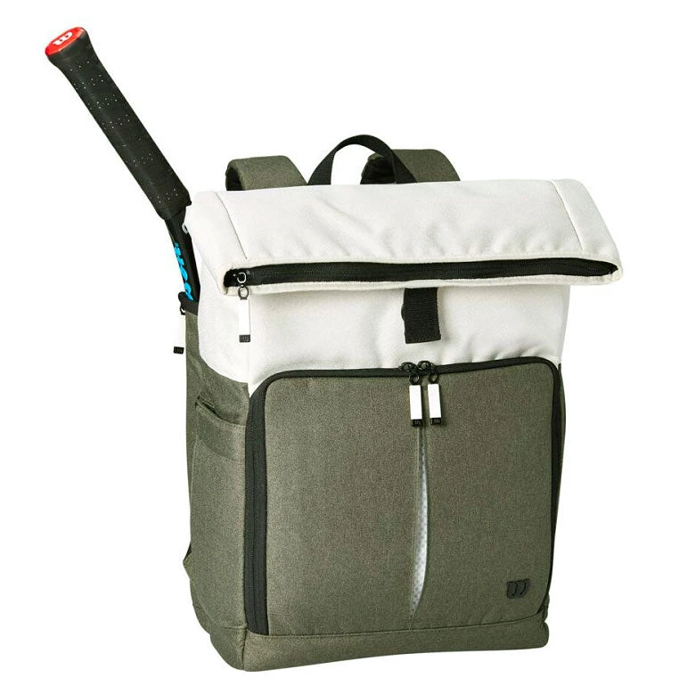 Wilson Women's Backpack Racquet Bag (Cream/Black/Forest) 2 Wilson Women's Backpack Racquet Bag (Cream/Black/Forest) - Image 2