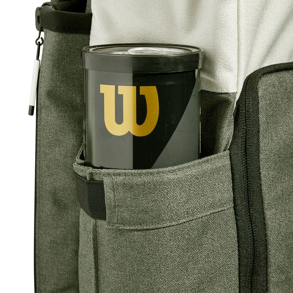 Wilson Women's Backpack Racquet Bag (Cream/Black/Forest) 5 Wilson Women's Backpack Racquet Bag (Cream/Black/Forest) - Image 5