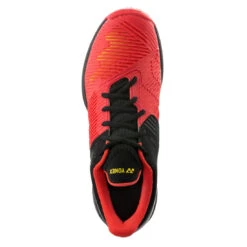 Yonex Power Cushion Sonicage 2 Clay Men's Tennis Shoe (Red/Black) 8 Yonex Power Cushion Sonicage 2 Clay Men's Tennis Shoe (Red/Black) -RacquetGuys Sales YonexPowerCushionSonicage2Clay3