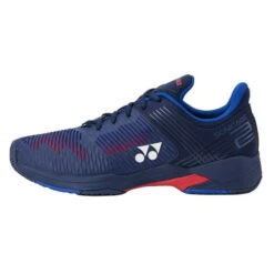 Yonex Power Cushion Sonicage 2 Wide Men's Tennis Shoe (Navy/Red) 7 Yonex Power Cushion Sonicage 2 Wide Men's Tennis Shoe (Navy/Red) -RacquetGuys Sales Yonex sonicage2w 3