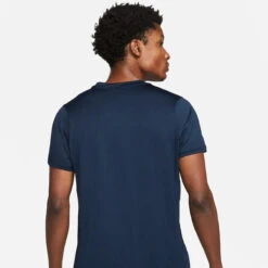 Nike Men's Dri-FIT Advantage Zip Polo (Obsidian/White) -RacquetGuys Sales b873f6ba ab82 477f b7fa 7be324dd36c9