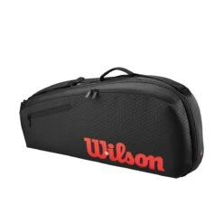 Wilson Clash V3 3 Pack Racquet Bag (Black/Infrared)