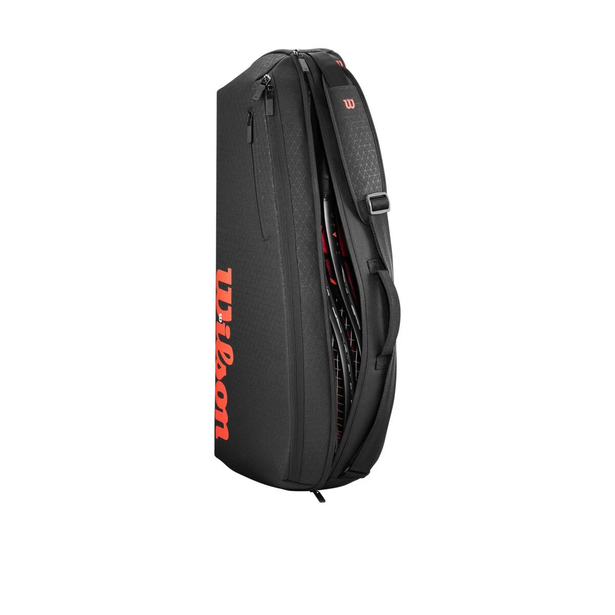 Wilson Clash V3 3 Pack Racquet Bag (Black/Infrared) 3 Wilson Clash V3 3 Pack Racquet Bag (Black/Infrared) - Image 3